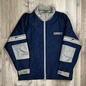 Dallas Cowboys NFL Vintage Pro Layer Official Pro Player Garment Winter Jacket
